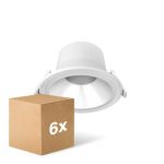 Multipack 6x Noxion LED Downlight Apollo V2.0 9-15W 1080-1860lm 60D - 830/840 CCT | 175mm - Cutout 150mm 