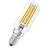 Osram LED Special E14 Tubular Bulb T26 Filament Clear 6.5W 730lm - 827 Extra Warm White | Dimmable - Replaces 55W