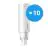 Multipack 10x Philips Corepro PL-C LED 4.5W 475lm - 830 Warm White | Replaces 13W