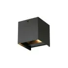 D'Lite LED Wall Light Elingen Aluminium Black 4.9W 480lm - 830 Warm White | Light Sensor